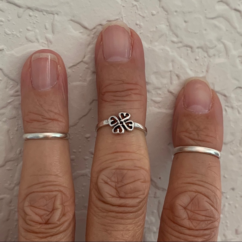 Sterling Silver Celtic Heart Toe Ring, Celtic Ring - image 5